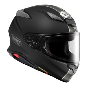 Shoei NXR2 Beaut TC-6 Road Helmet Black / White / Silver - Image 2
