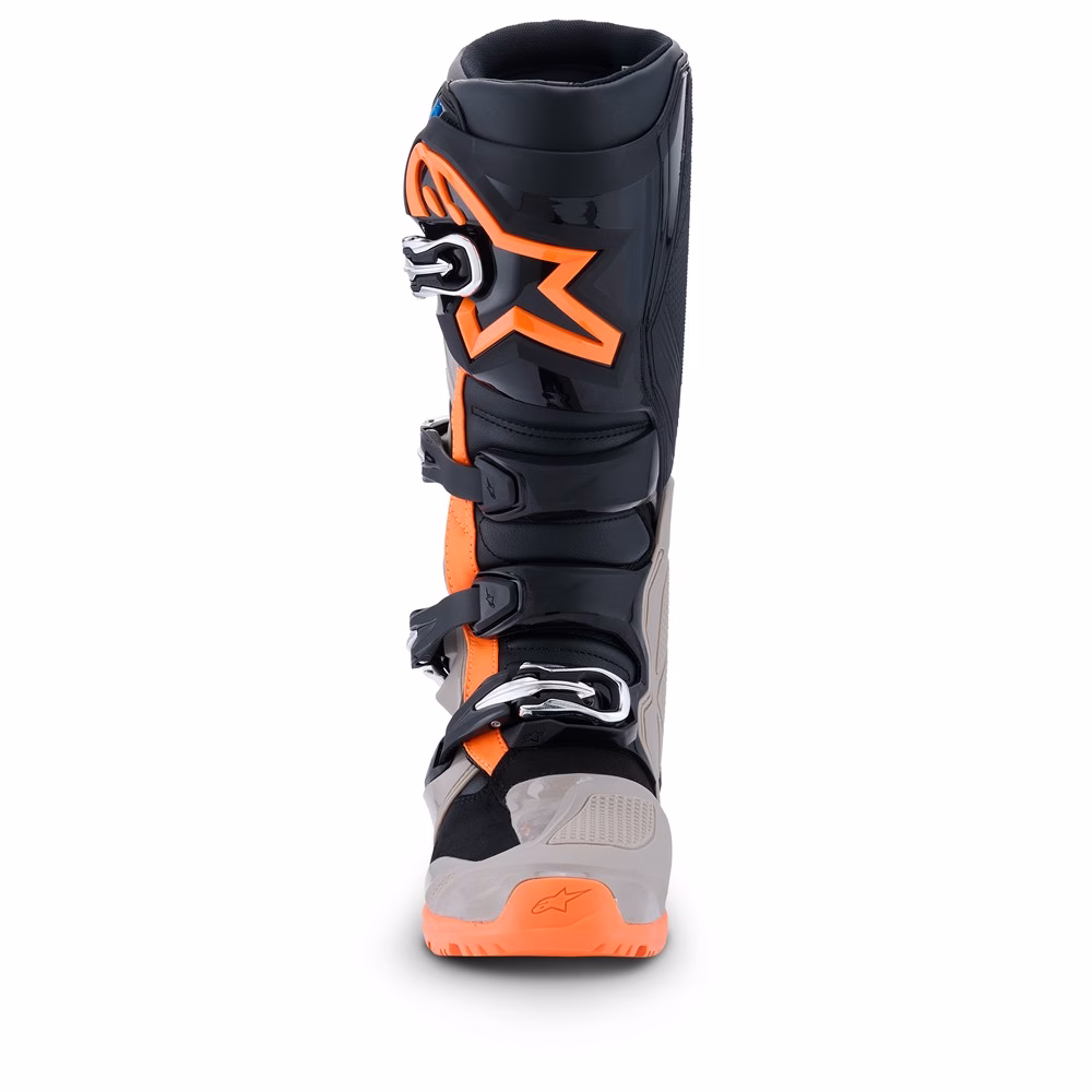 Alpinestars Tech-7 Enduro Boots Black/Warm Gray/Orange Fluoro