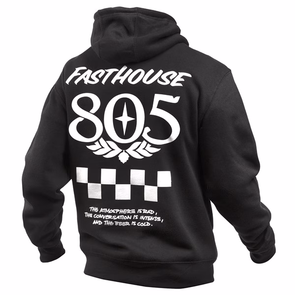 Fasthouse 805 Atmosphere Hooded Pullover, Black