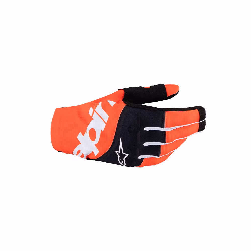 Alpinestars Techstar Motocross Gloves Black/Hot Orange
