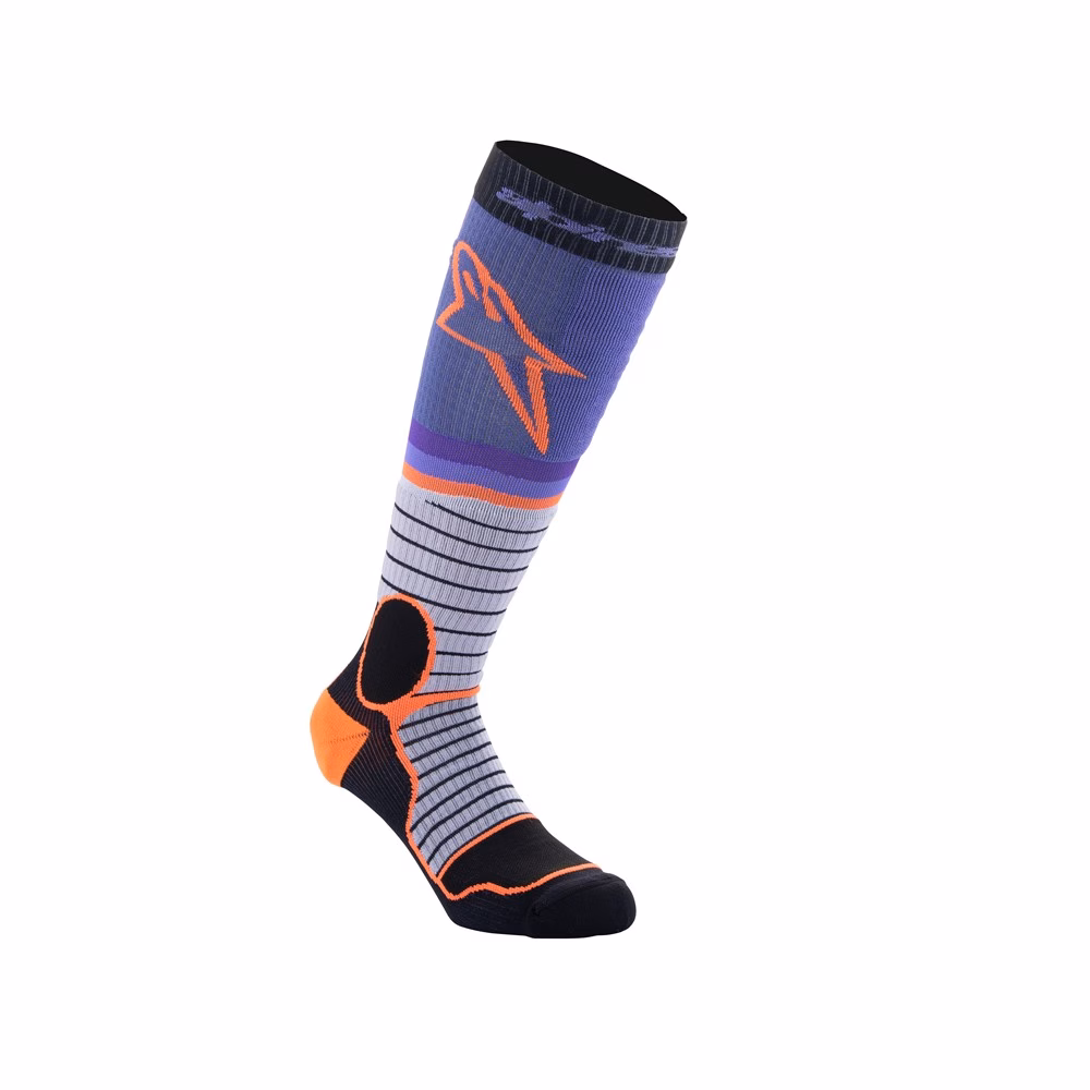 Alpinestars MX Pro Socks Black/Gray/Purple