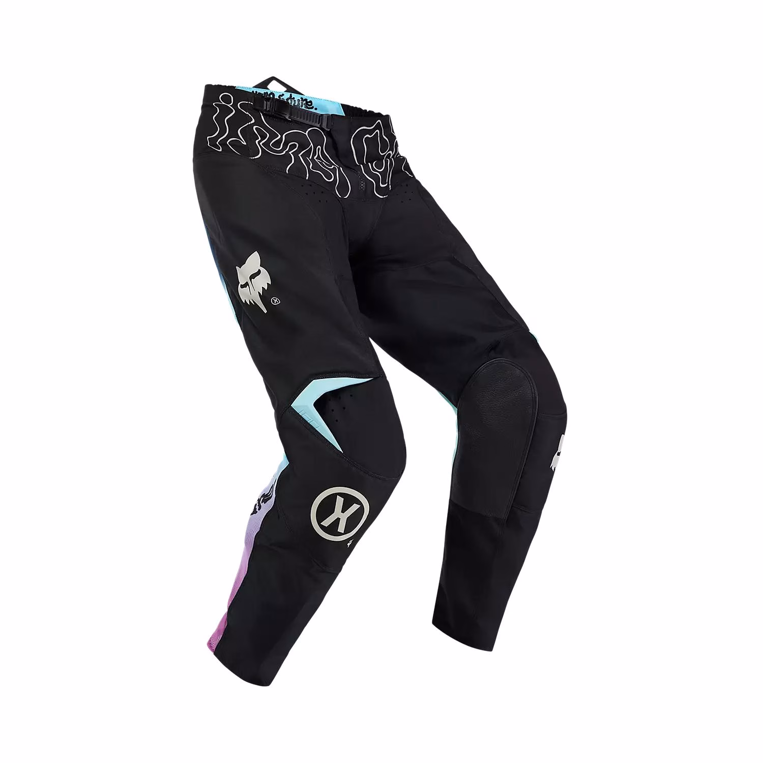 Fox 180 Hello Future Motocross Pants Black - Image 1