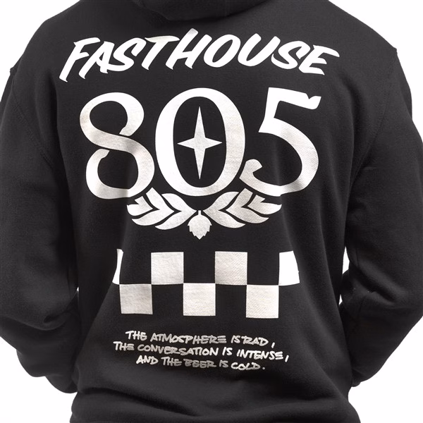 Fasthouse 805 Atmosphere Hooded Pullover, Black