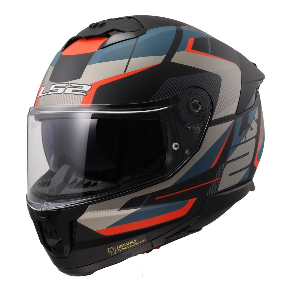 LS2 FF808 Stream II Road Helmet Matte Black / Blue