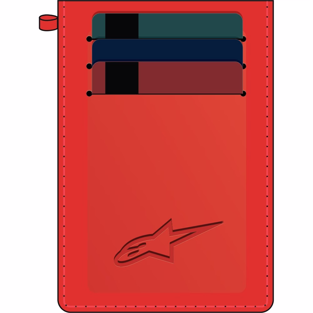 Alpinestars Ageless Credit Card Holder Red
