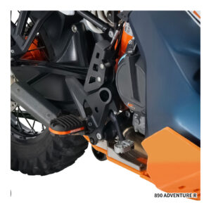 Zeta Adventure Foot Pegs KTM – Orange - Image 4