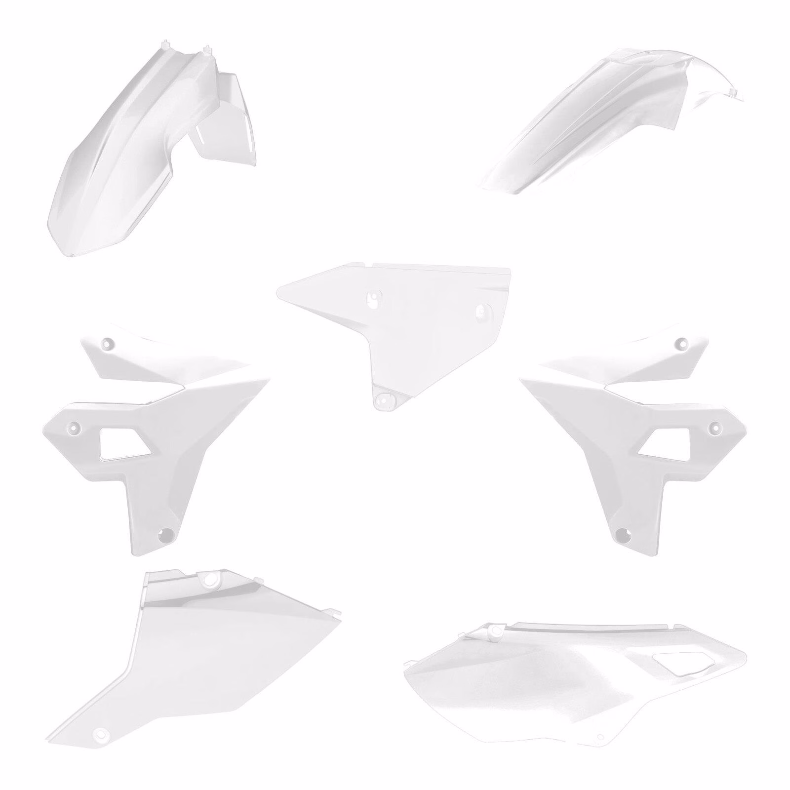 Polisport Restyling Kit Suzuki DR-Z400 '00-'24 - White - Image 1