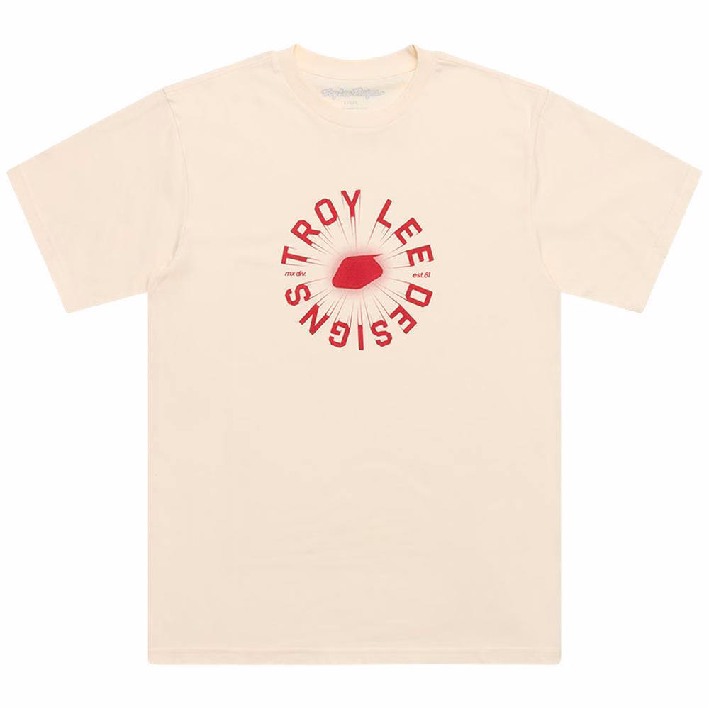 Troy Lee Designs Rotation Tee Vintage White