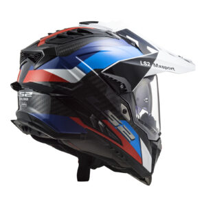 LS2 MX701 C Explorer Carbon Frontier Adventure Helmet Black / Blue - Image 6