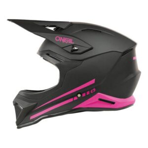 O'Neal 1SRS SOLID Helmet - Black/Pink - Image 1