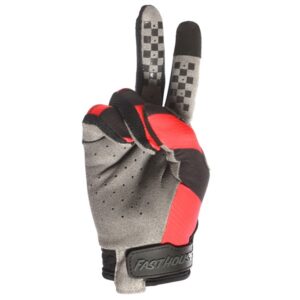Fasthouse Speed Style Akin Motocross Glove, Black/Red - Image 3