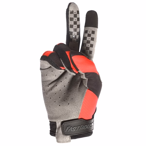 Fasthouse Speed Style Akin Motocross Glove, Black/Red