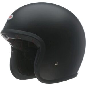 Bell Custom 500 No Studs Open Face Road Helmet Matte Black - Image 1