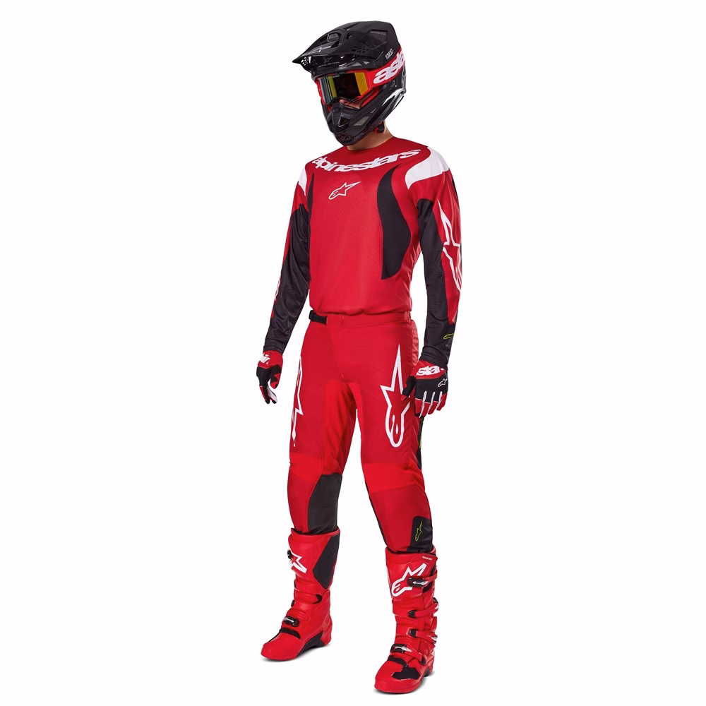 Alpinestars Fluid Haul Motocross Jersey Bright Red/Black