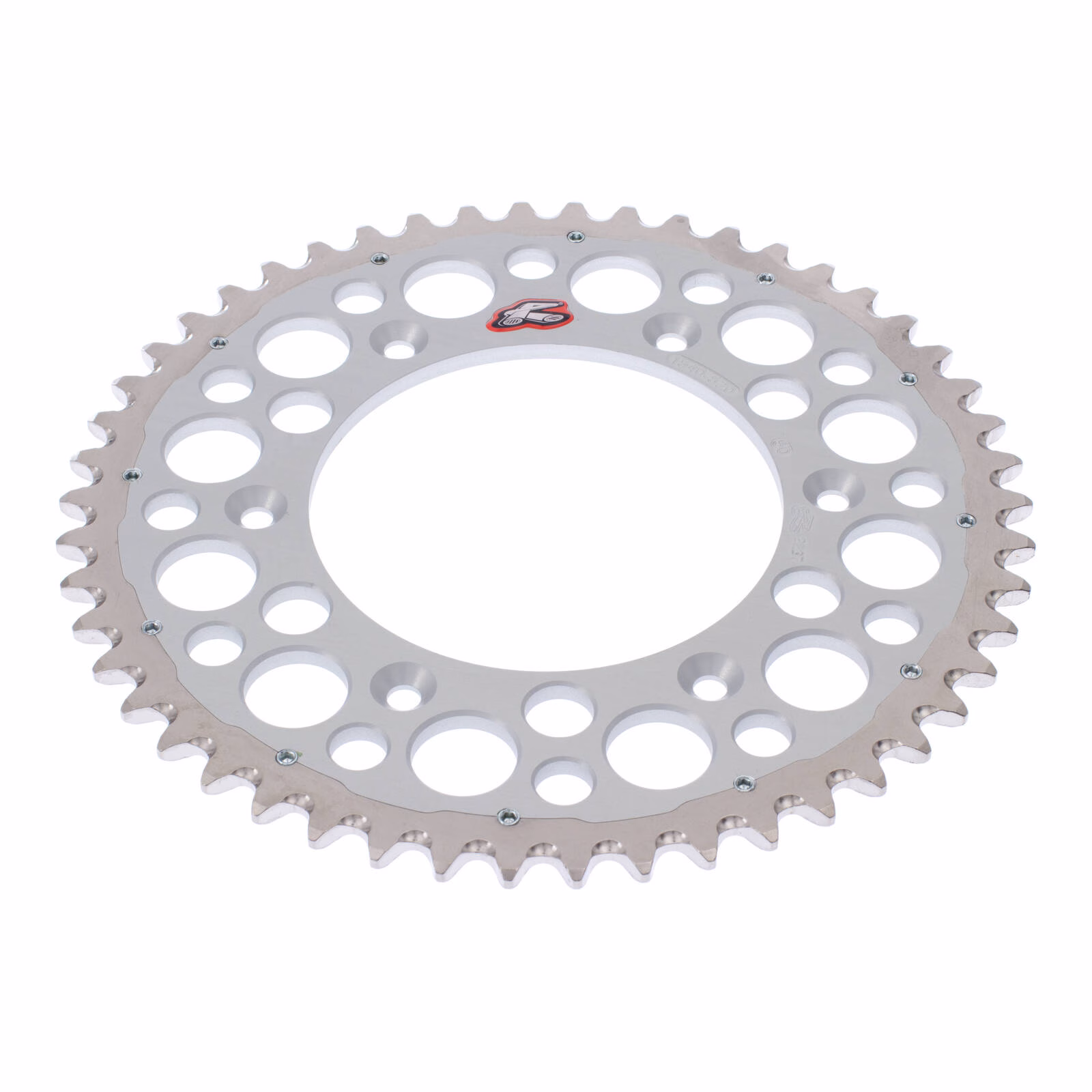 Renthal Sprocket Twinring Silver 50T Bi-metal Grooved - Image 2