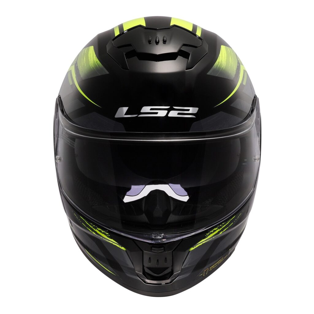 LS2 FF808 Stream II Fury Road Helmet Black / Hi-Viz Yellow