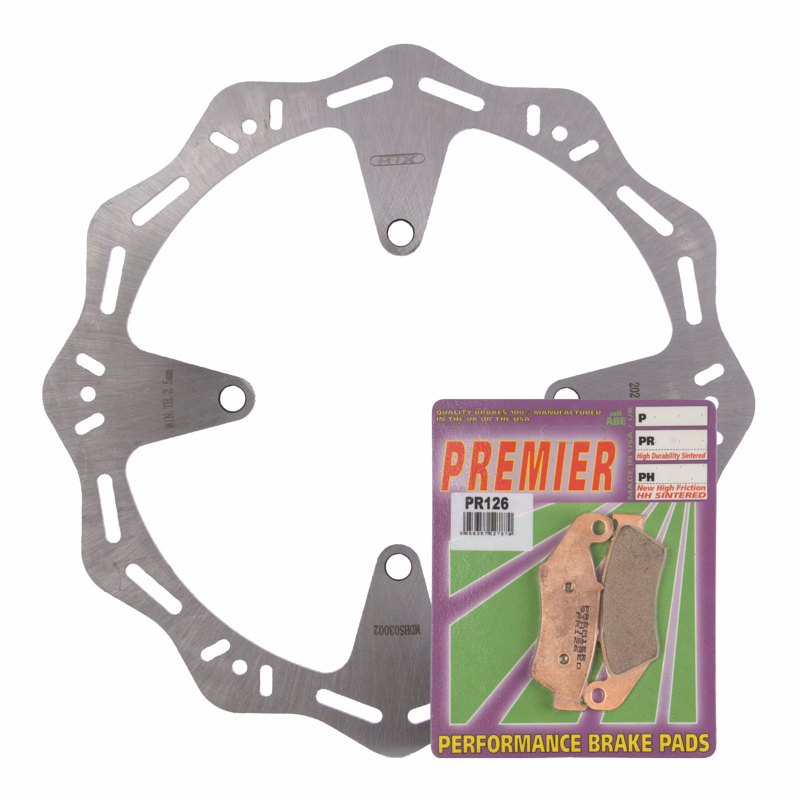 MTX Hornet Disk & Premier Pad Front Kit - Kawasaki - Image 1