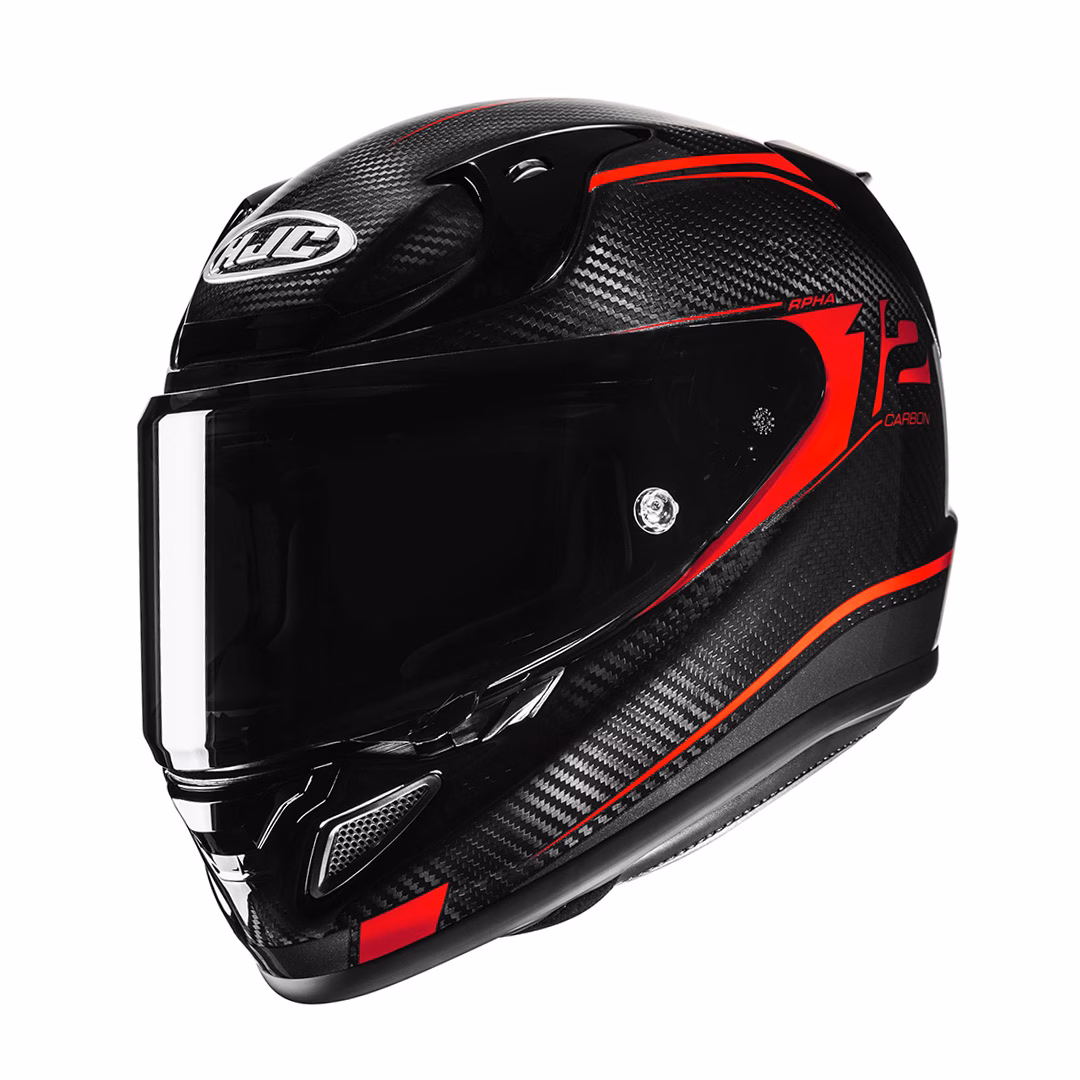 HJC RPHA 12 Carbon Keres MC1 Road Helmet - Image 1