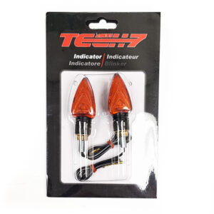 Mini Arrow indicators short 60mm Amber lens E-mark Tech7 - Image 1