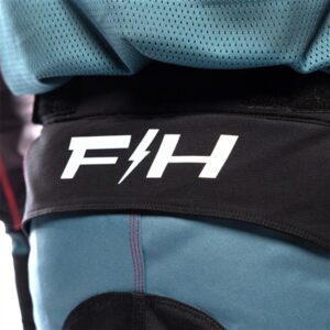 Fasthouse Grindhouse Club Motocross Pants Light Gray/Black/Teal - Image 7