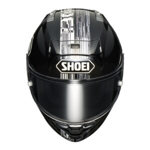 Shoei X-SPR Pro Cross Logo TC-5 Road Helmet Black / White - Image 4