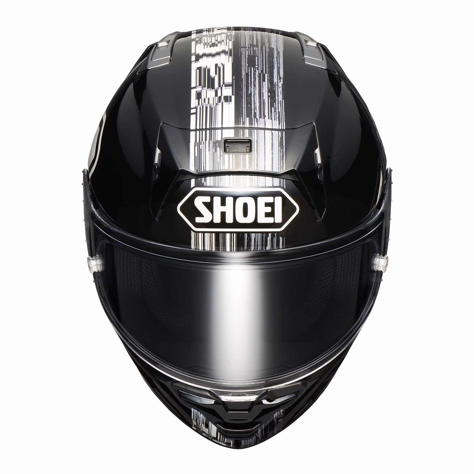 Shoei X-SPR Pro Cross Logo TC-5 Road Helmet Black / White - Image 4
