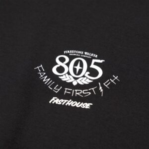 Fasthouse 805 Family First Tee - Black - Image 3