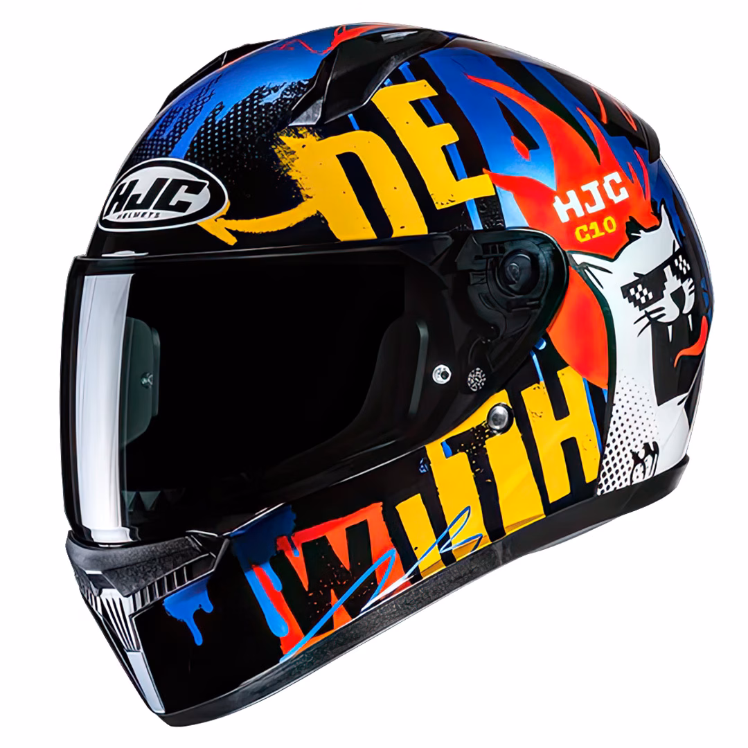 HJC C10 FOP MC23 Youth Road Helmet - Image 1