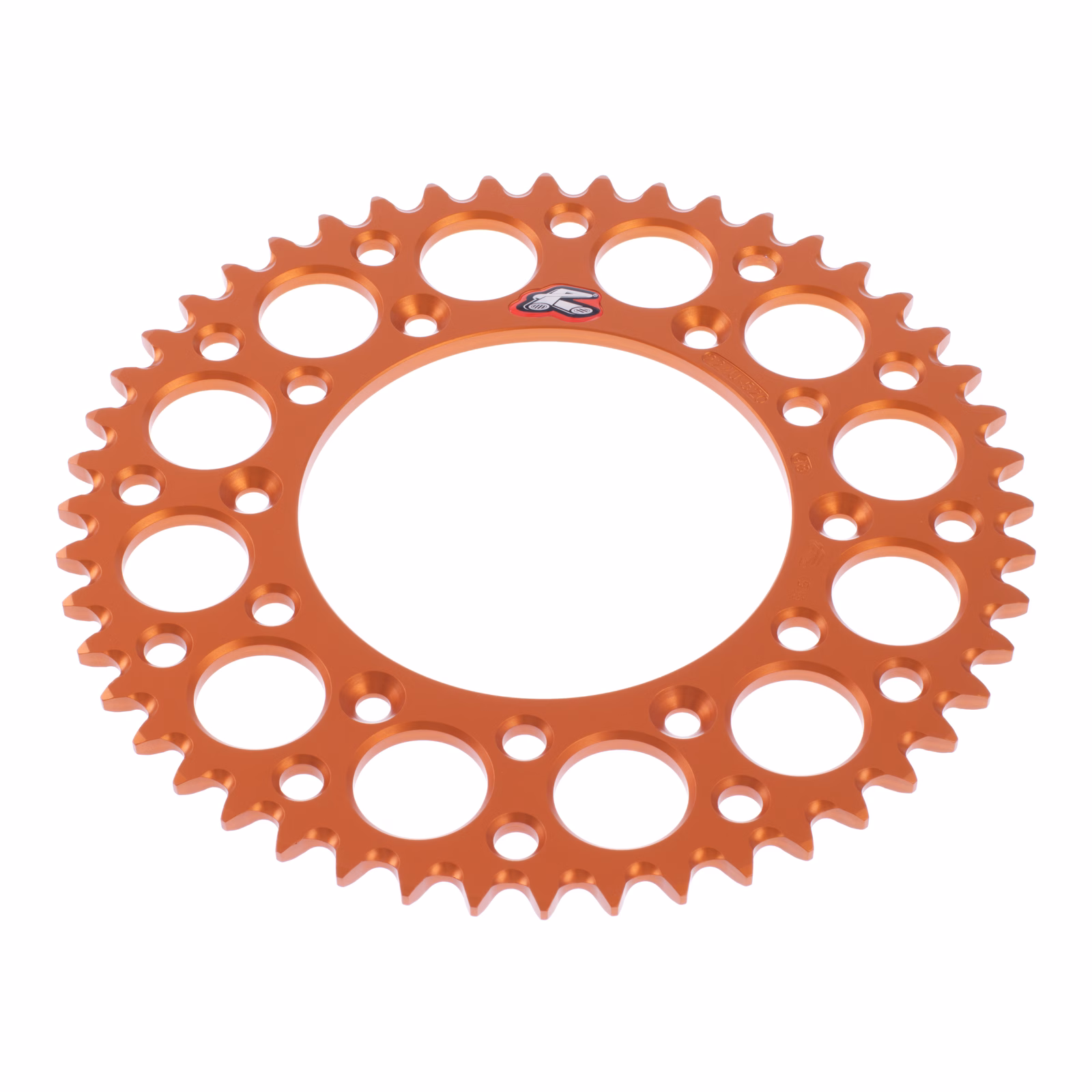 Renthal Sprocket Rear Orange 48T Alloy 7075 T6 Grooved KTM - Image 2