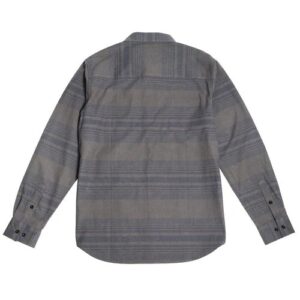 Fasthouse Saturday Night Special Flannel Vintage Navy Stripe - Image 2