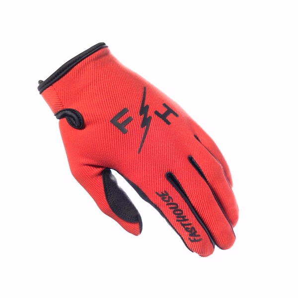 Fasthouse Carbon Eternal Motocross Gloves Youth Red