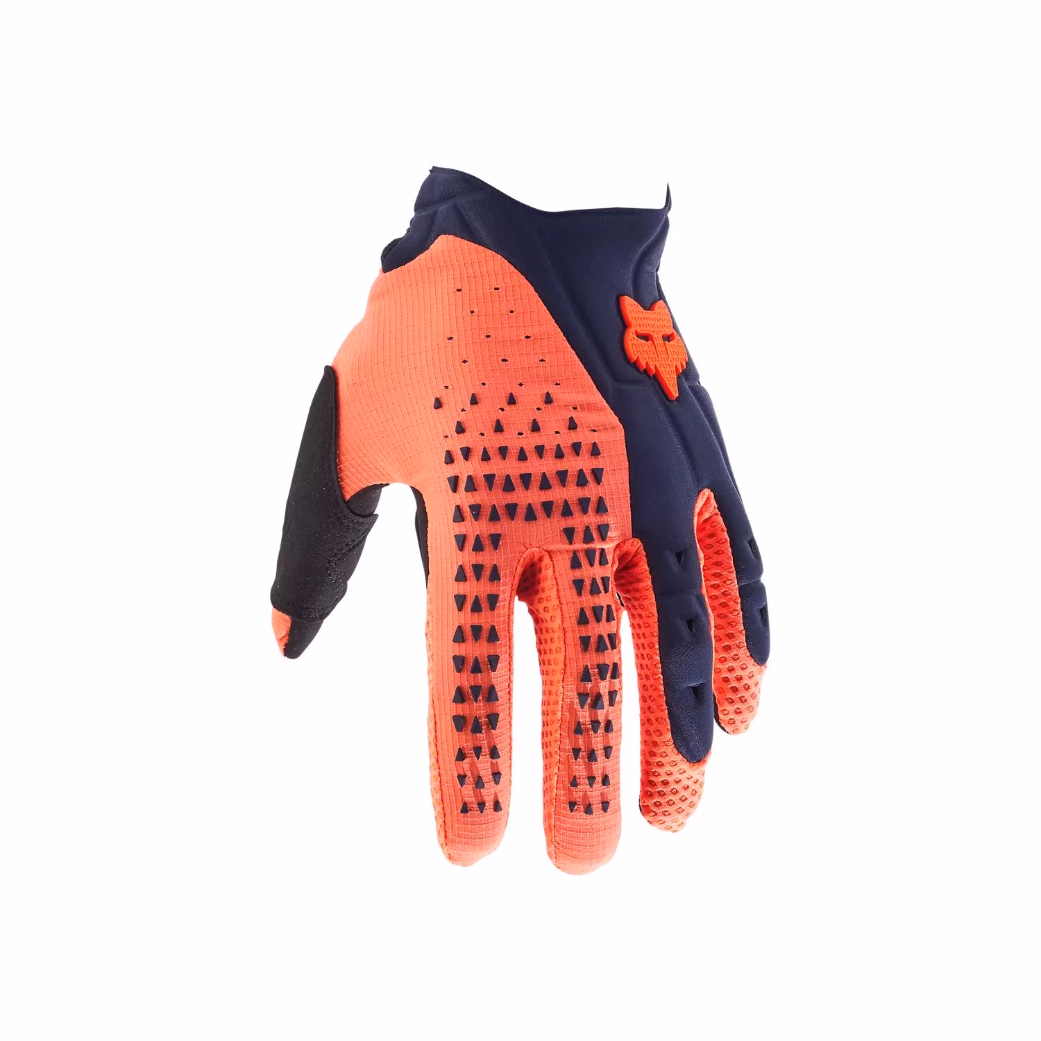 Fox Pawtector Motocross Gloves Navy/Orange - Image 1