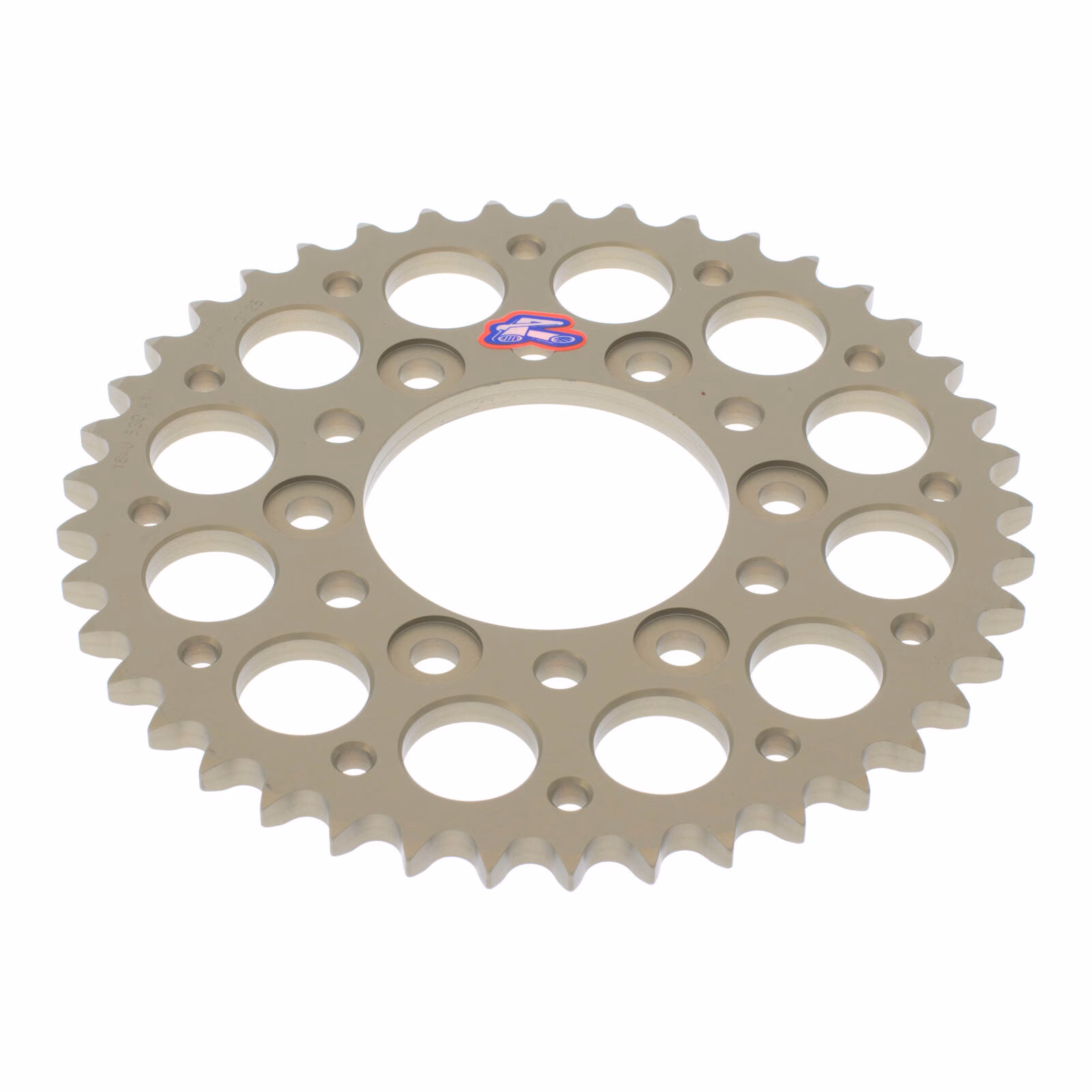 Renthal Sprocket Rear Silver 41T Alloy 7075 T6 Grooved Kawasaki - Image 2