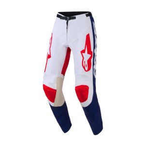 Alpinestars Racer Riway Motocross Pants White/Blue/Red - Image 1