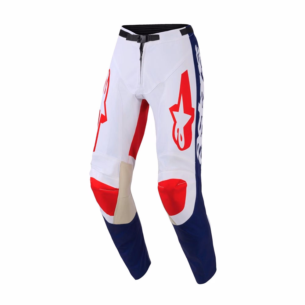 Alpinestars Racer Riway Motocross Pants White/Blue/Red