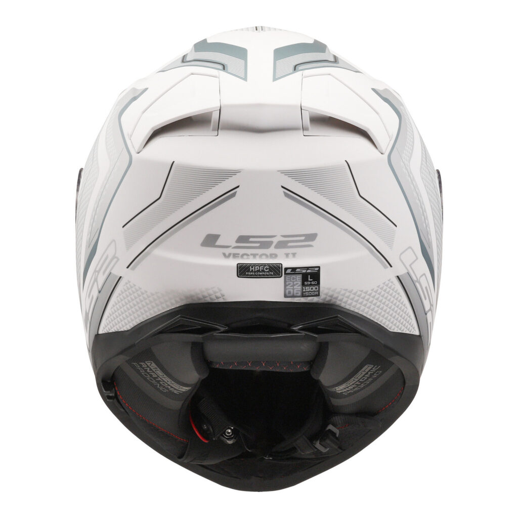 LS2 FF811 Vector II Alizer Road Helmet Matte White / Silver