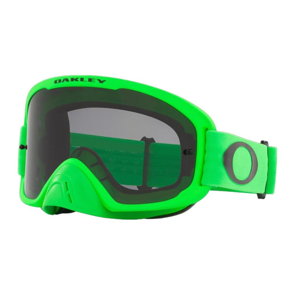 Oakley O-Frame 2.0 Pro Motocross Goggles Moto Green w/ Dark Grey Lens