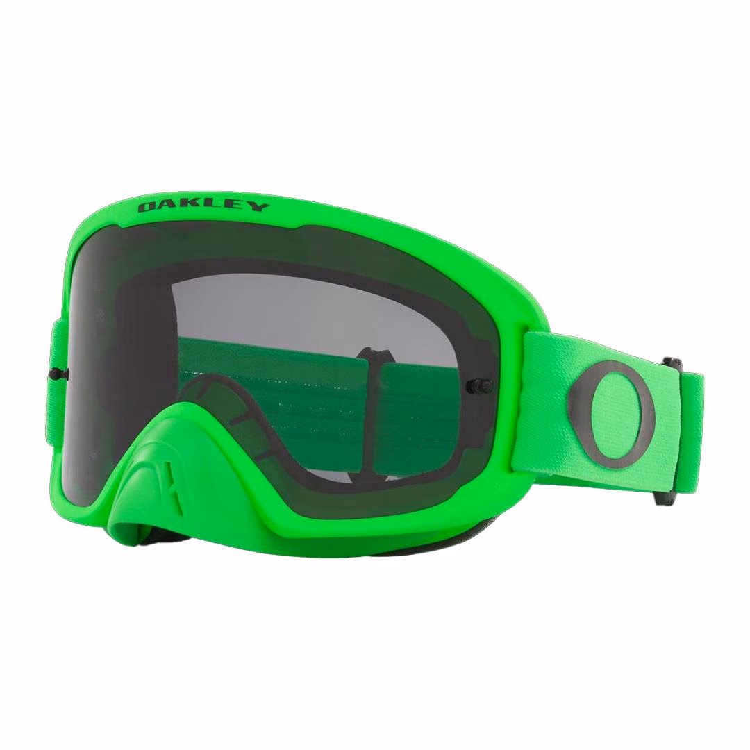 Oakley O-Frame 2.0 Pro Motocross Goggles Moto Green w/ Dark Grey Lens - Image 1