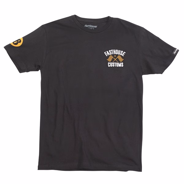 Fasthouse 68 Trick Tee Black/Vintage Gold