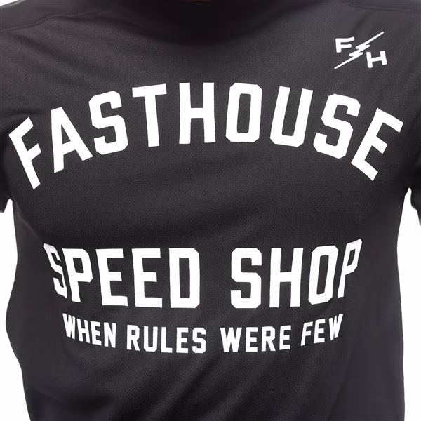 Fasthouse Carbon Eternal Motocross Jersey Black/Black