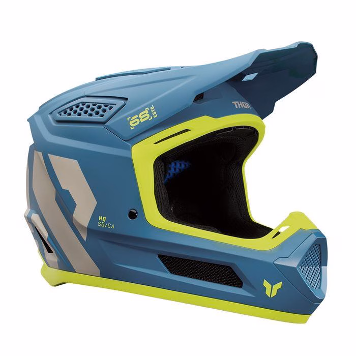 Thor Fleet Forge Motocross Helmet Youth Blue
