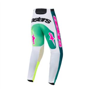 Alpinestars Racer Portl Motocross Pants Green/White/Black - Image 2