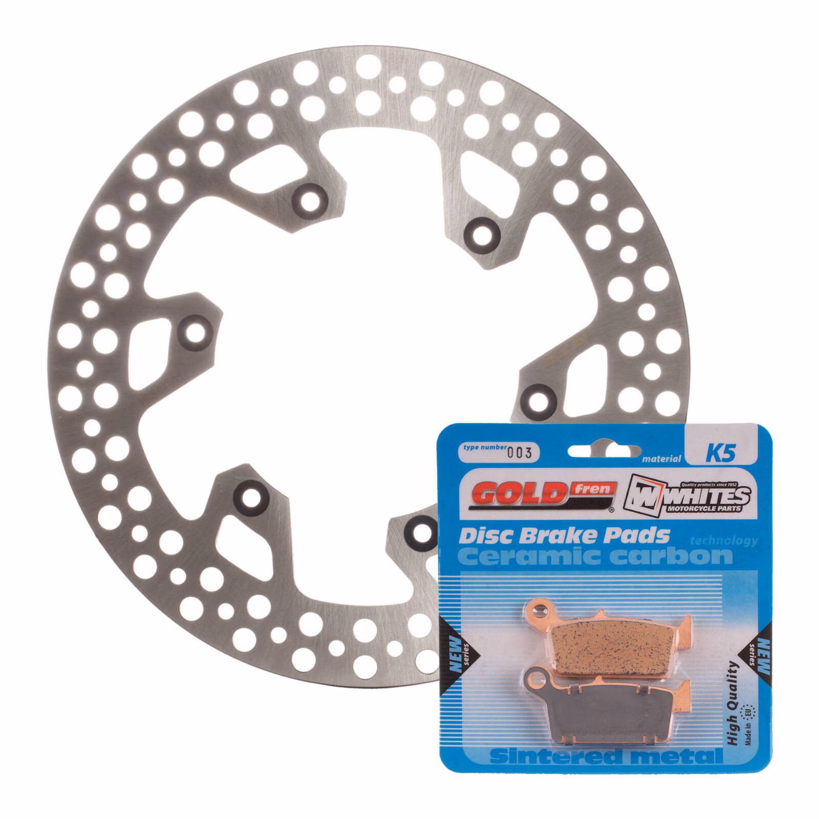 Brake Disc & Pad Rear Kit - Yamaha YZ250F '02 - Image 1