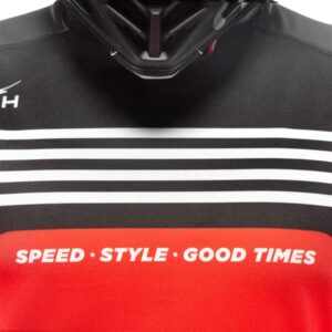 Fasthouse Elrod HyperSonic Motocross Jersey, Red - Image 3