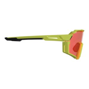 Leatt Rideviz Pro Sunglasses - Neon Yellow Iriz Cryztal Red (13 VLT) - Image 2