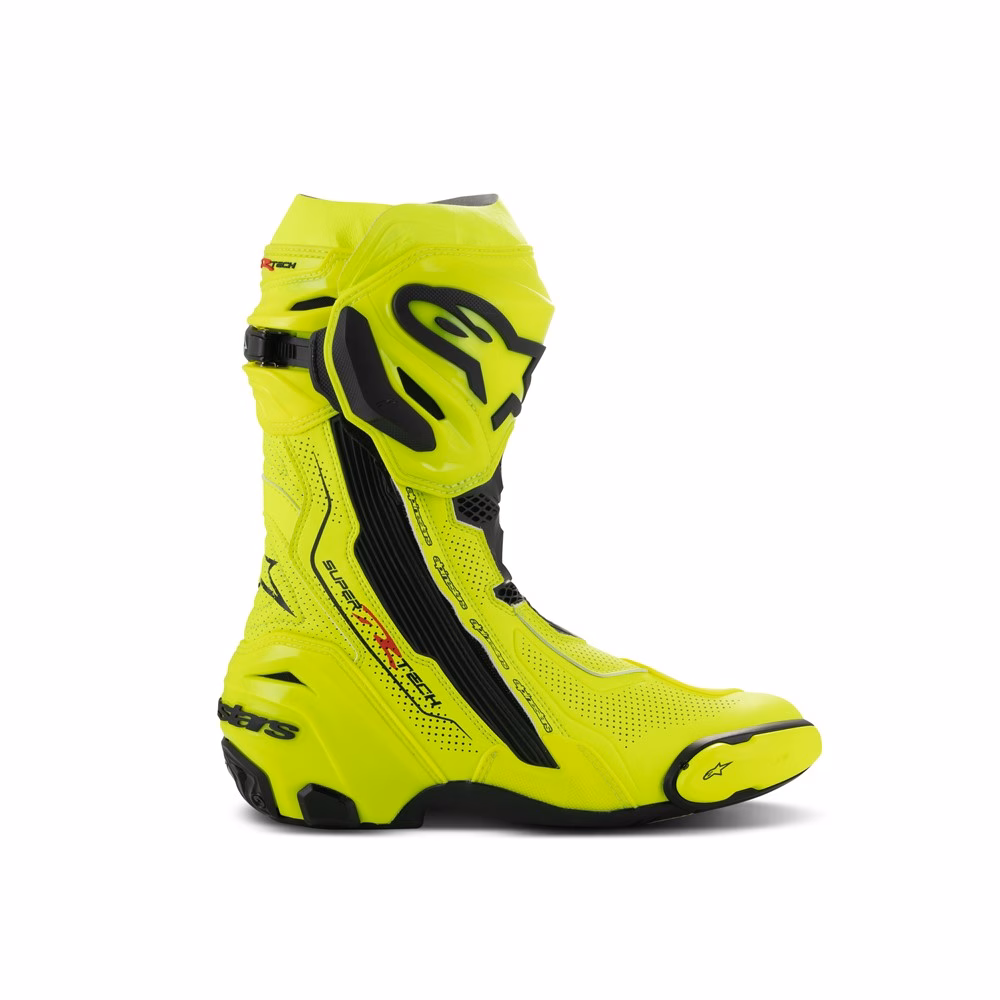 Alpinestars Supertech R Vented Road Boots Yellow Fluoro/Black