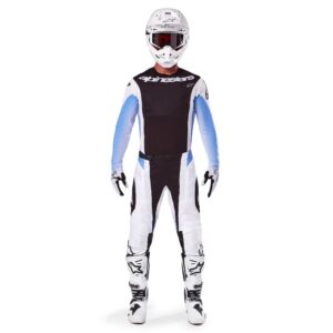Alpinestars Techstar Melt Motocross Jersey Black/Blue - Image 3