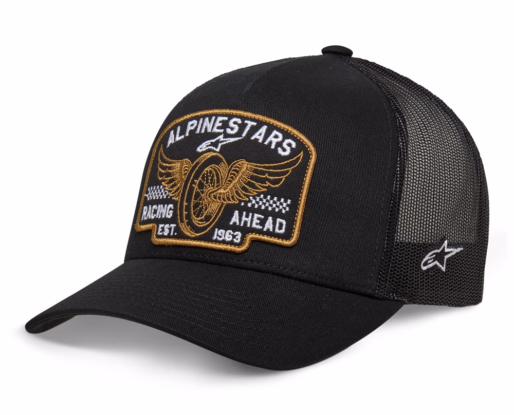 Alpinestars Heritage Patch Trucker Hat Black/Black