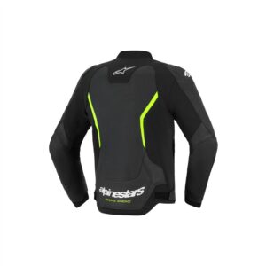 Alpinestars GP Force v2 Leather Jacket Airflow Black/Yellow Fluoro - Image 2