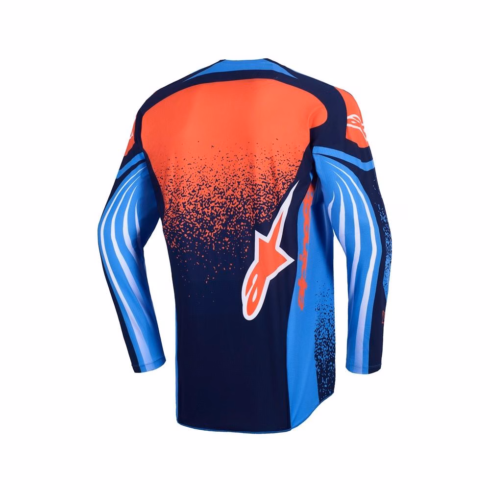 Alpinestars Techstar Nomur Motocross Jersey Dark Navy/Orange/UCLA Blue